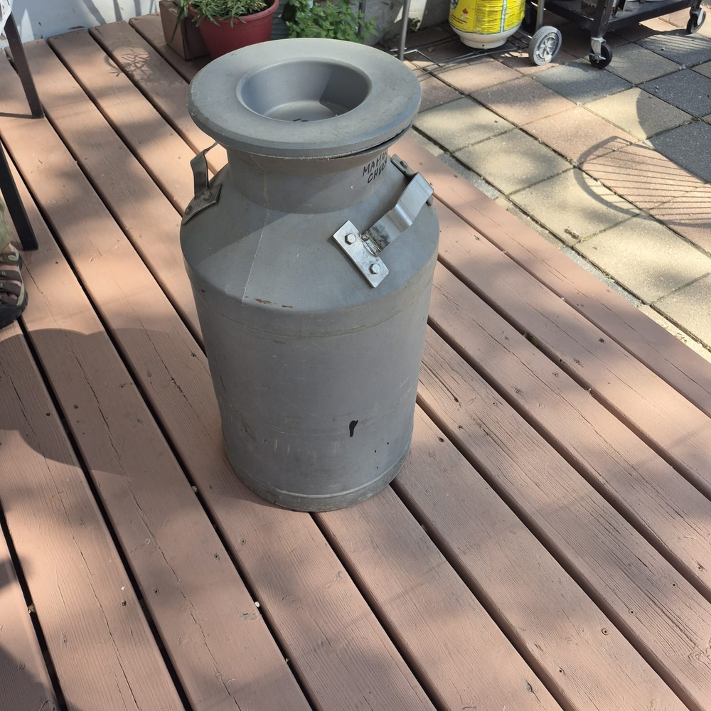 Like New Gray Milk Can Fully Functional More Than One Available